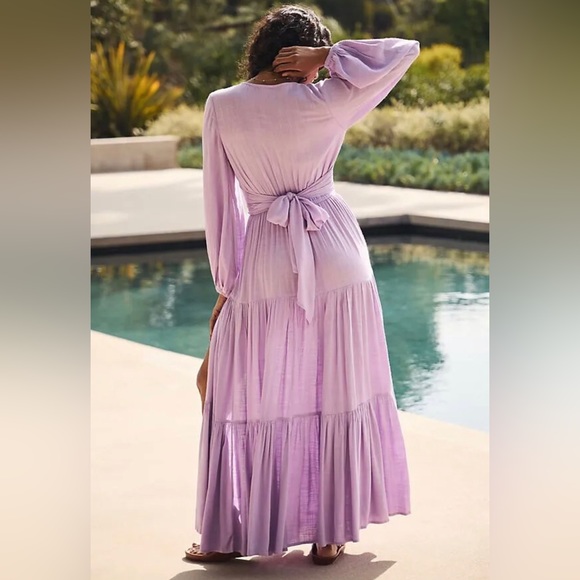 Anthropologie LSPACE Hanna V-Neck Dress Size M. B16 - Picture 4 of 7